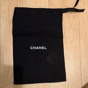CHANEL dust bag Black Drawstring Pouch